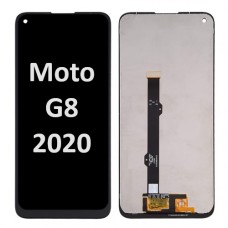 Motorola Moto G8 (2020) (NF) LCD touch screen (Original Service Pack) [Black] MT-085