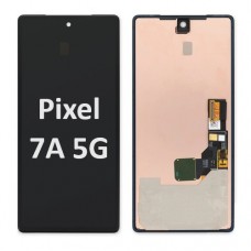  Google Pixel 7A 5G (2023) LCD / OLED touch screen with bezel frame and fingerprint  (Original Service Pack) [Black]  G949-00364-00