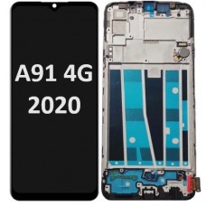 OPPO A91 4G (2020) LCD touch screen with frame (Original Service Pack) [Black] 4903328