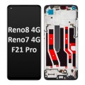 OPPO Reno8 4G / Reno7 4G / F21 Pro 4G (2022) LCD touch screen with frame (Original Service Pack) [Black] 4130179
