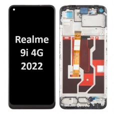 Realme 9i (4G) (2022) LCD touch screen with frame (Original Service Pack) [Black] 4909568