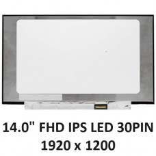 14.0" FHD IPS LED LCD Laptop Screen Display Pane 1920x1200 30PIN without Brackets NV140WUM-N44 N140JCA-ELK