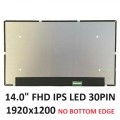 14.0" FHD IPS LED LCD Laptop Screen Display Pane 1920x1200 30PIN connection near bottom no Bottom edge NV140WUM-N42 B140UAN03.1 Dell P174G 14.0" FHD IPS LED LCD Laptop Screen Display Pane 1920x1200 30PIN connection near bottom no Bottom edge NV140WUM-N42 B140UAN03.1 Dell P174G
