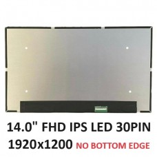 14.0" FHD IPS LED LCD Laptop Screen Display Pane 1920x1200 30PIN connection near bottom no Bottom edge NV140WUM-N42 B140UAN03.1 Dell P174G