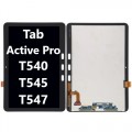 Samsung T540/T545/T547 (TAB Active Pro WIFI/4G 2019) LCD touch screen (Original Service Pack) NF Black S-059