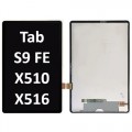Samsung X510/X516 (TAB S9 FE WIFI/5G 2023) LCD touch screen (Original Service Pack) NF Black S-063