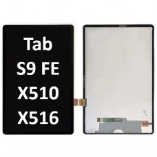 Samsung X510/X516 (TAB S9 FE WIFI/5G 2023) LCD touch screen (Original Service Pack) NF Black S-063