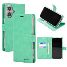 Mercury Goospery BLUEMOON DIARY Case for iPhone 16 [Mint]