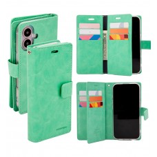 Mercury Goospery Mansoor Diary Case for iPhone 16 [Mint]