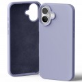 Goospery Mercury Silicone Case for iPhone 16 Plus [Lavender Grey]