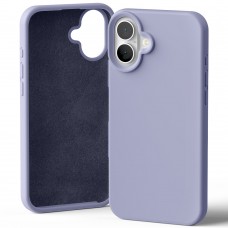 Goospery Mercury Silicone Case for iPhone 16 Plus [Lavender Grey]