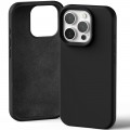 Goospery Mercury Silicone Case for iPhone 16 Pro [Black]