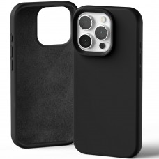 Goospery Mercury Silicone Case for iPhone 16 Pro [Black]