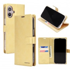 Mercury Goospery BLUEMOON DIARY Case for iPhone 16 Plus [Gold]