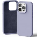 Goospery Mercury Silicone Case for iPhone 16 Pro [Lavender Grey]