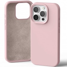 Goospery Mercury Silicone Case for iPhone 16 Pro [Pink Sand]