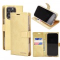 Mercury Goospery BLUEMOON DIARY Case for iPhone 16 Pro [Gold]