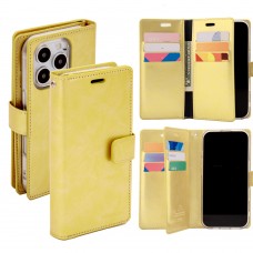 Mercury Goospery Mansoor Diary Case for iPhone 16 Pro [Gold]