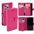 Mercury Goospery Mansoor Diary Case for iPhone 16 Pro Max [Hot Pink]