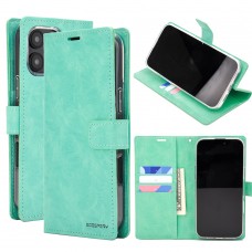 Mercury Goospery BLUEMOON DIARY Case for iPhone 16 Pro Max [Mint]