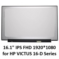 16.1" 144Hz 40Pin 1920x1080 IPS FHD Laptop LCD Screen for HP VICTUS 16-D Series 16-D0244TX 16-d0246TX 16-D1128TX NV161FHM-NX2