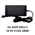 AC Power Adapter charger for ACER Laptop Nitro 5 AN515-52 19.5V 9.23A 180W 5.5*1.7mm 