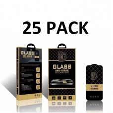 Anti-Static Big Curved Edge Tempered Glass Screen Protector For iPhone 16 ProMax (6.7") 25 Pack 