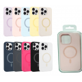 Luxury Silicone Cover -MagSafe Back Case For iPhone 16 Plus 6.7" [Hot Pink]