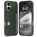 Mercury Goospery Rail 2 Card Jelly Case For iPhone 16 [Green]