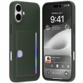 Mercury Goospery Rail 2 Card Jelly Case For iPhone 16 Plus [Green]