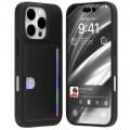 Mercury Goospery Rail 2 Card Jelly Case For iPhone 16 Pro [Black]