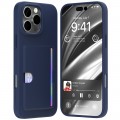 Mercury Goospery Rail 2 Card Jelly Case For iPhone 16 Pro Max [Navy]