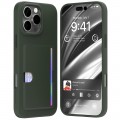 Mercury Goospery Rail 2 Card Jelly Case For iPhone 16 Pro Max [Green]