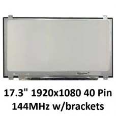 17.3" 1920x1080 Narrow Slim 40 Pin 144Hz socket Laptop Screen Top and Bottom Brackets B173HAN03.1 B173HAN03.2