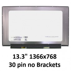 13.3" 1366x768 Slim 30 Pin socket Laptop Screen without Brackets NT133WHM-N48
