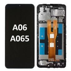 Samsung Galaxy SM-A065 (A06 2024) With Frame LCD Touch Screen (Original Service Pack) [Black] GH81-26440A