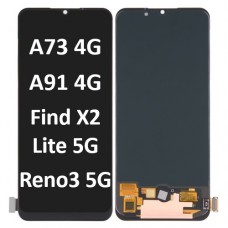 OPPO A73 4G / A91 4G / Find X2 Lite 5G / Reno3 5G (2020) LCD touch screen NF (Original Service Pack) [Black] O-158