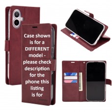 Mercury Goospery BLUEMOON DIARY Case for Samsung S24 FE S721 [Wine]