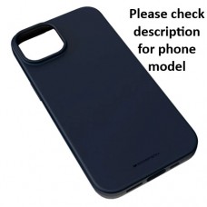 Mercury Goospery Soft Feeling Jelly Case for Samsung A03s A037  [Dark Blue/Navy]