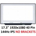 17.3" 1920x1080 144Hz 40Pin IPS Laptop Screen without Brackets NV173FHM-N44, B173HAN04.4 B173HAN04.9 N173HCE-G33