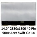 14.0" OLED Laptop LCD Screen Panel ATNA40YK11-0 2880×1800 90Hz IPS for Acer Swift Go 14 SFG14-71-56WK 14.0" OLED Laptop LCD Screen Panel ATNA40YK11-0 2880×1800 90Hz IPS for Acer Swift Go 14 SFG14-71-56WK