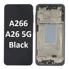 Samsung Galaxy SM-A266 A26 5G 2025 With Frame LCD Touch Screen (Original Service Pack) [Black] GH82-37049A