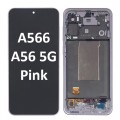 Samsung Galaxy SM-A566 A56 5G 2025 With Frame LCD Touch Screen (Original Service Pack) [Pink] GH82-36829D