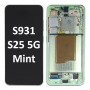 Samsung Galaxy SM-S931 S25 5G 2024 With Frame LCD Touch Screen (Original Service Pack) [Green/Mint] GH82-36329B