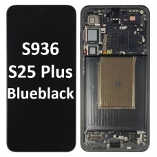 Samsung Galaxy SM-S936 S25 Plus 5G 2024 With Frame LCD Touch Screen (Original Service Pack) [Limited Black/Blue black] GH82-36368E