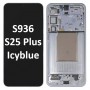Samsung Galaxy SM-S936 S25 Plus 5G 2024 With Frame LCD Touch Screen (Original Service Pack) [Light Blue/Icy blue] GH82-36368C