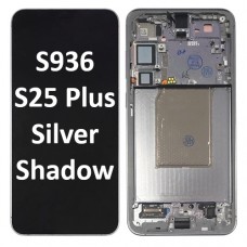 Samsung Galaxy SM-S936 S25 Plus 5G 2024 With Frame LCD Touch Screen (Original Service Pack) [Light Gray/ Silver Shadow] GH82-36368A
