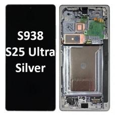 Samsung Galaxy SM-S938 S25 Ultra 5G 2024 With Frame LCD Touch Screen (Original Service Pack) [Silver blue/White silver] GH82-36387C