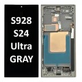 Samsung SM-S928 (S24 Ultra 5G 2024) LCD Touch Screen  With Frame (Original Service Pack) [Titanium Gray/Orange/Violet] GH82-33396A/33386A 