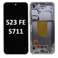 Samsung Galaxy SM-S711 (S23 FE 5G 2023) LCD Touch Screen  With Frame (Original Service Pack) [BLACK GRAPHITE] GH82-32854A